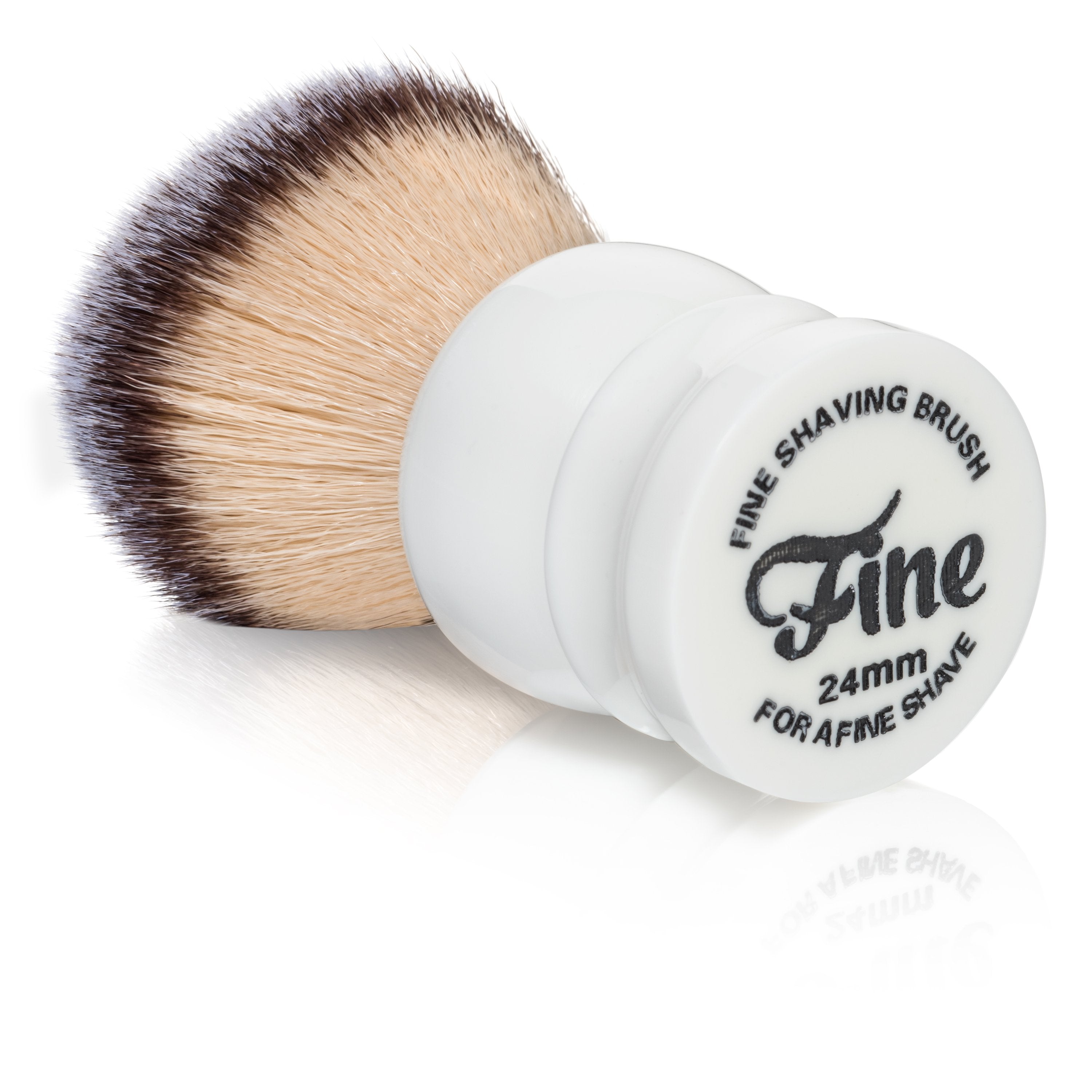 Fine Accoutrements Stout Shaving White Brush - BarberSupplies Canada