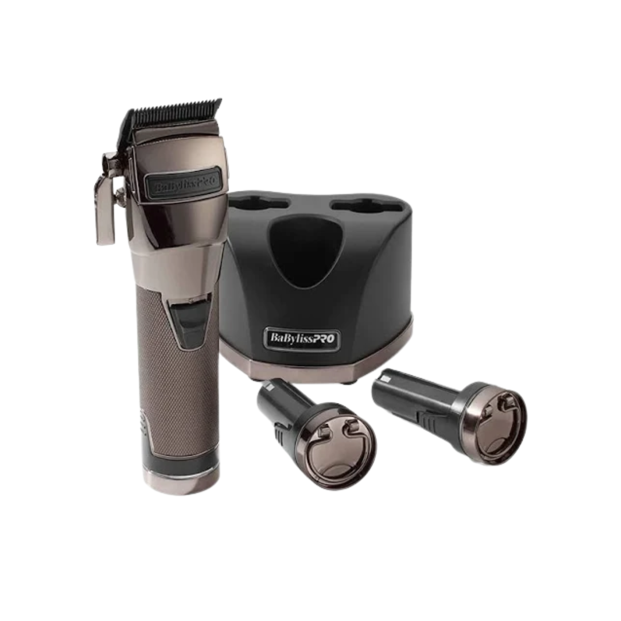 Babyliss SnapFX metal clipper with snap in/snap out dual lithium battery system. Includes DLC fade blade. - BarberSupplies Canada