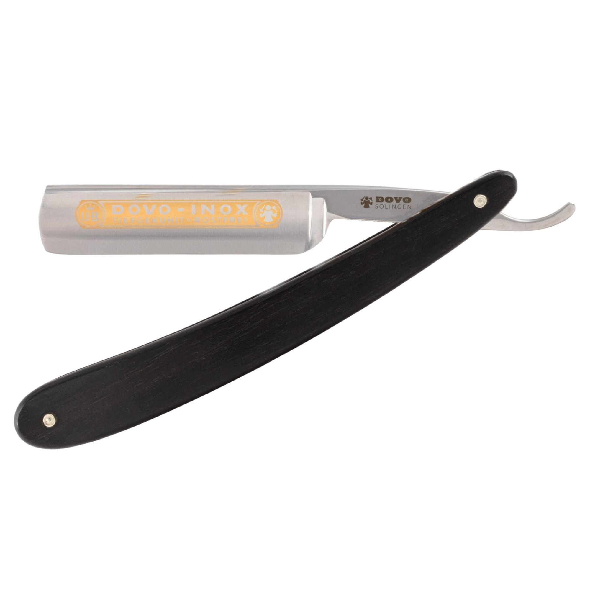 Dovo Inox Straight Razor, Ebony, 5/8 in. - BarberSupplies Canada