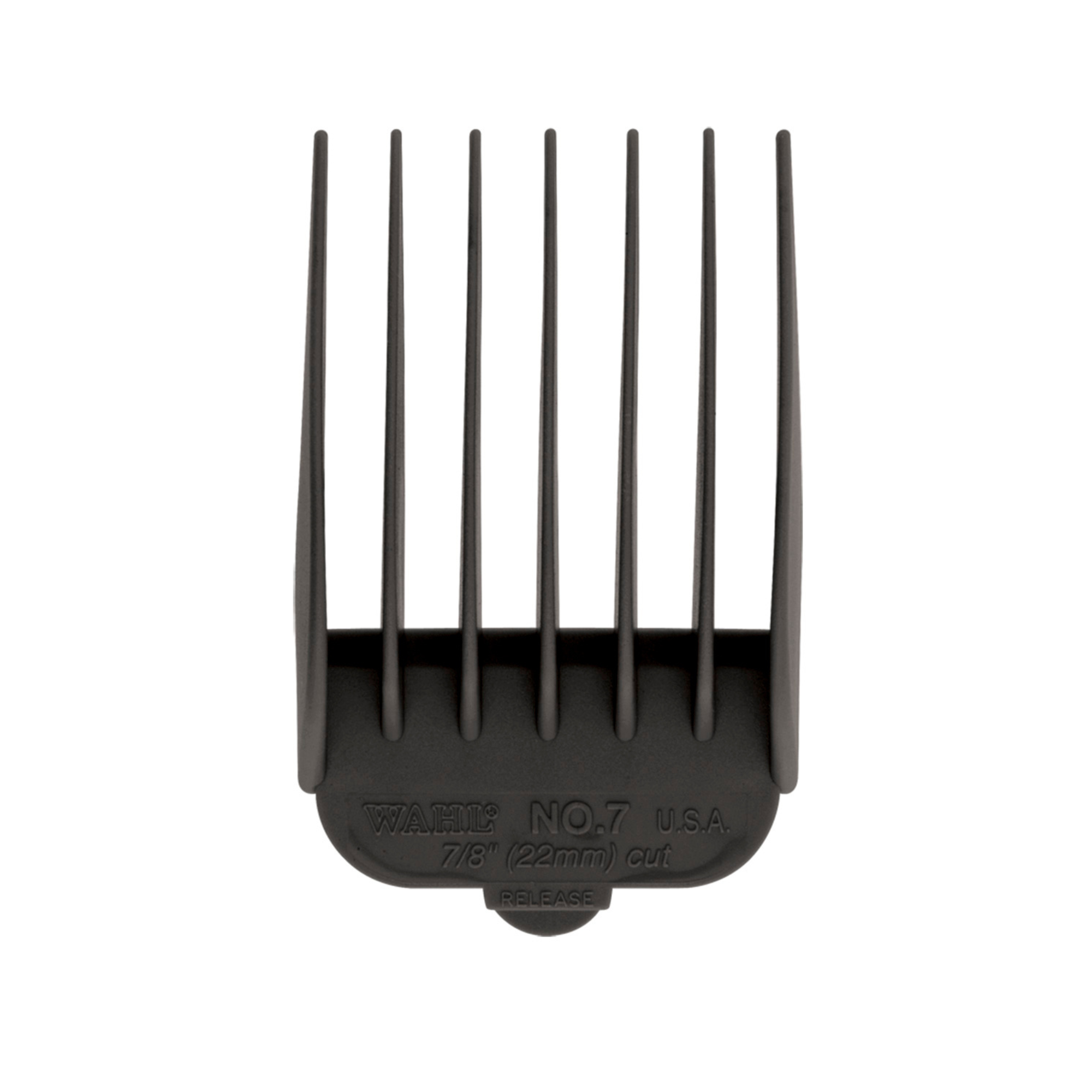 Wahl INDIVIDUAL BLACK GUIDE COMB No. 7 (7/8 in., 22MM) - BarberSupplies Canada