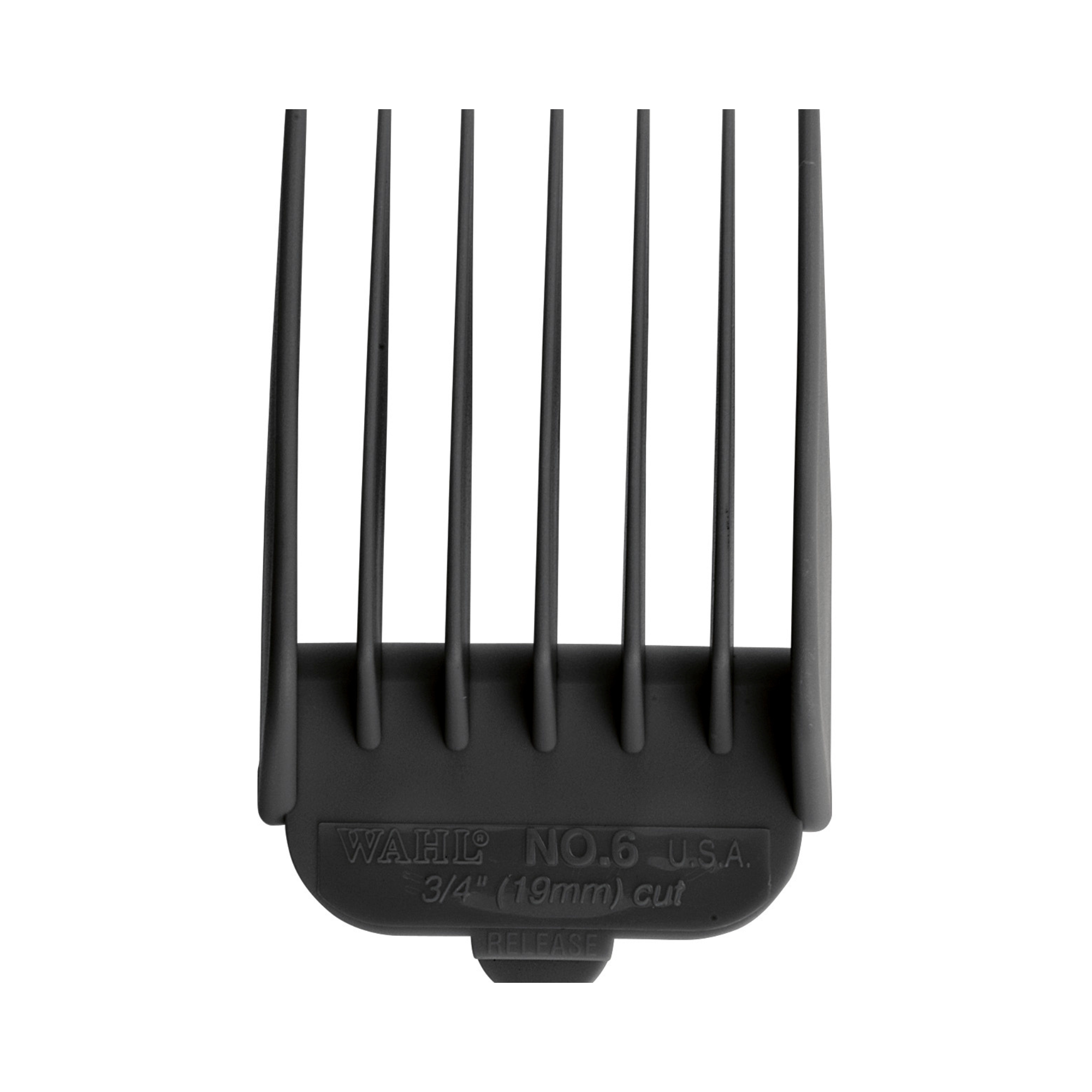 Wahl INDIVIDUAL BLACK GUIDE COMB No. 6 (3/4 in., 19MM) - BarberSupplies Canada
