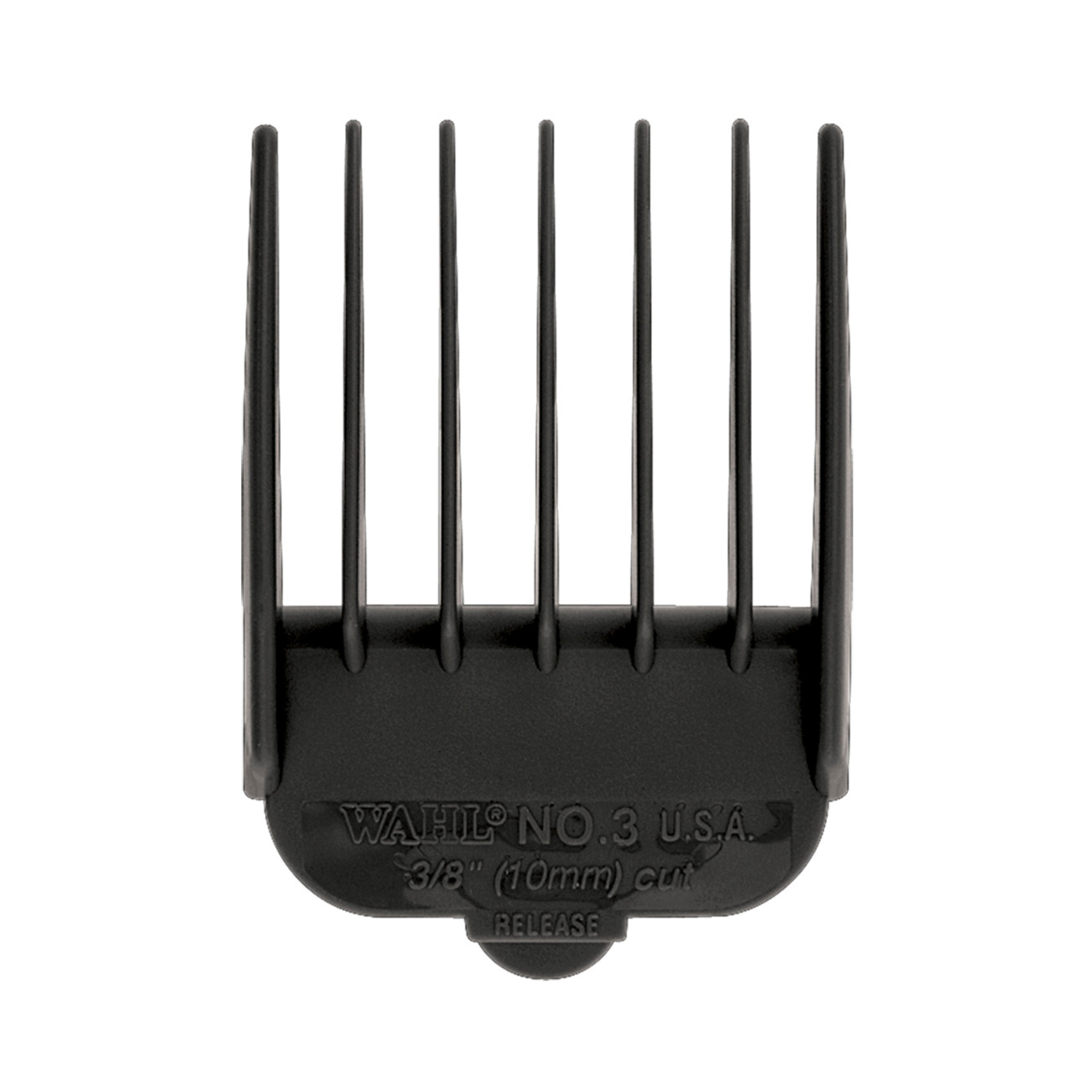 Wahl INDIVIDUAL BLACK GUIDE COMB No. 3 (3/8 in., 10MM) - BarberSupplies Canada