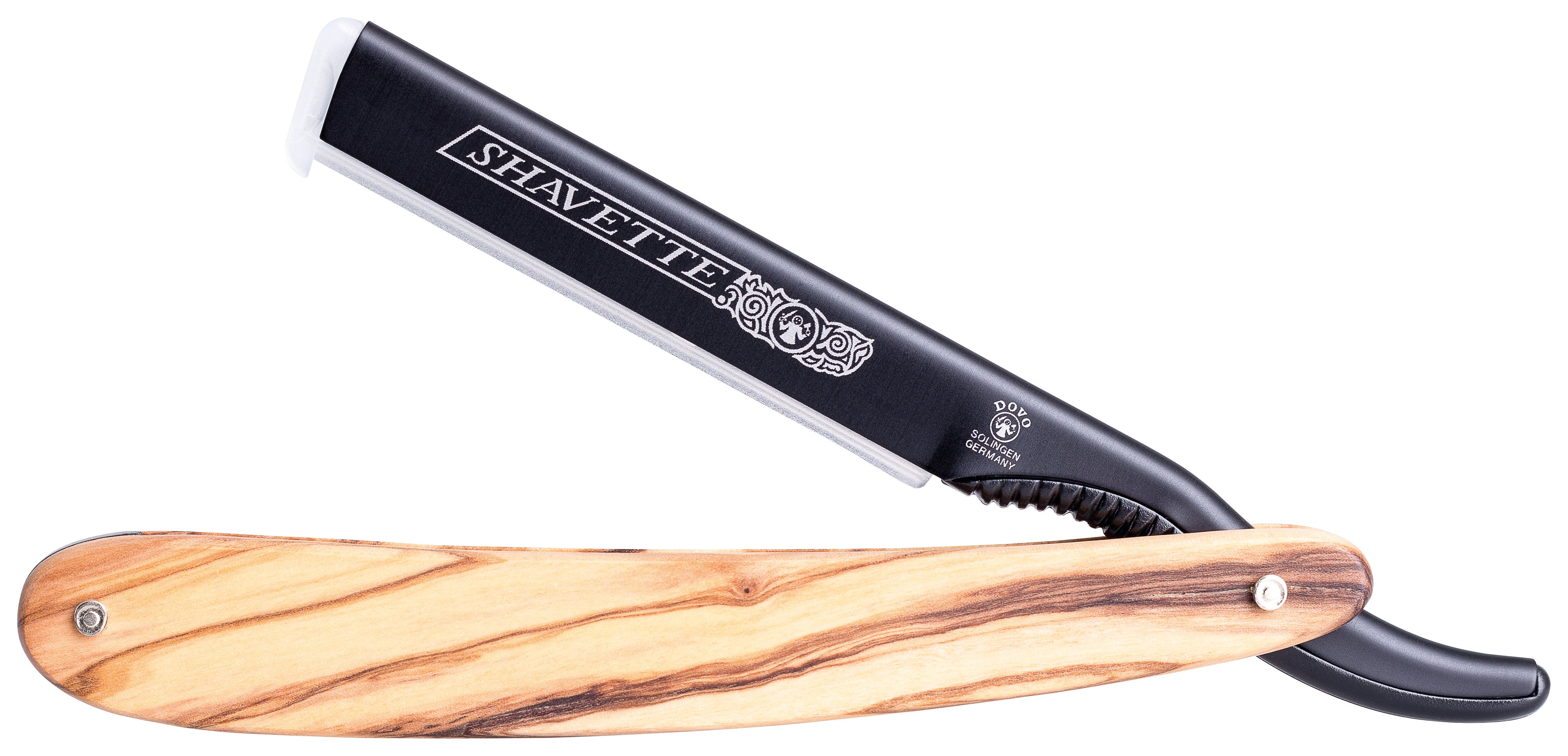 Dovo Shavette, Olivewood Handle - BarberSupplies Canada