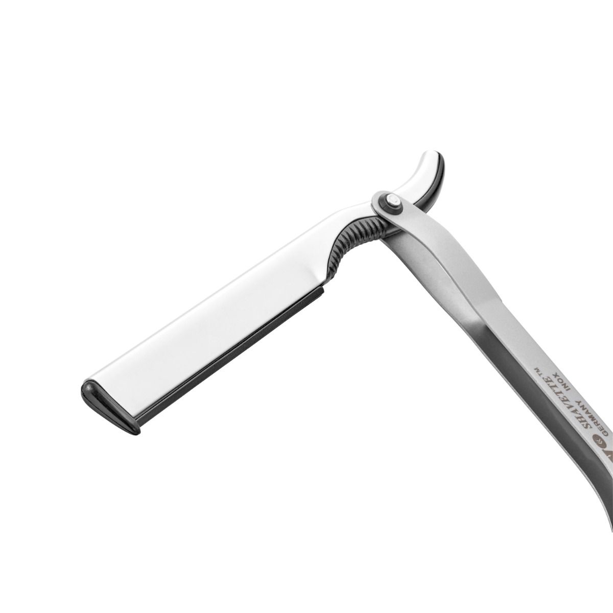 Dovo Shavette Replaceable Blade Straight Razor, Silver Aluminum Handle - BarberSupplies Canada