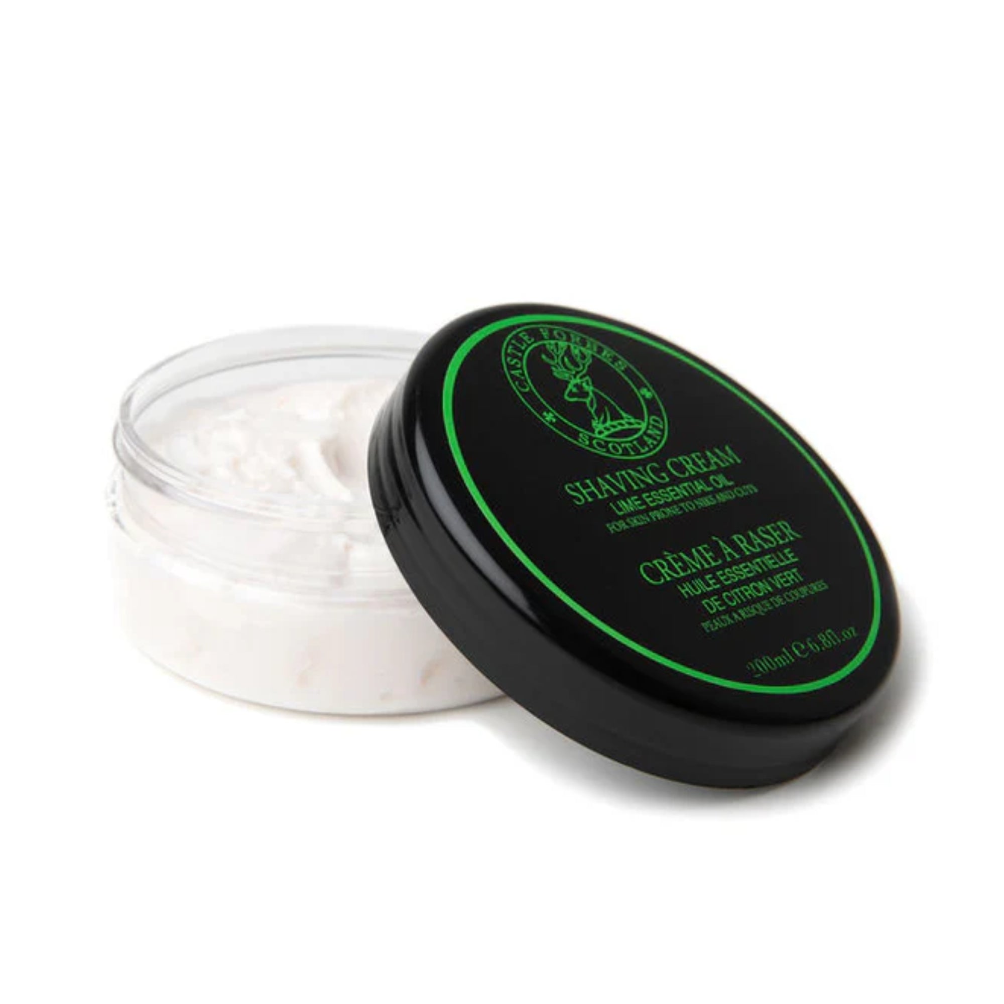 Luxury Shave Cream, Lime Essential Oil, 6.8 fl.oz / 200ml - Perma Brands Canada