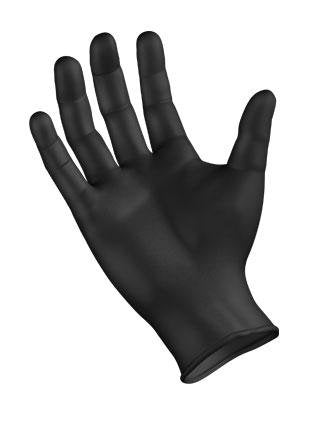 SemperForce Black exam Nitrile XXL 100 Gloves/box - BarberSupplies Canada
