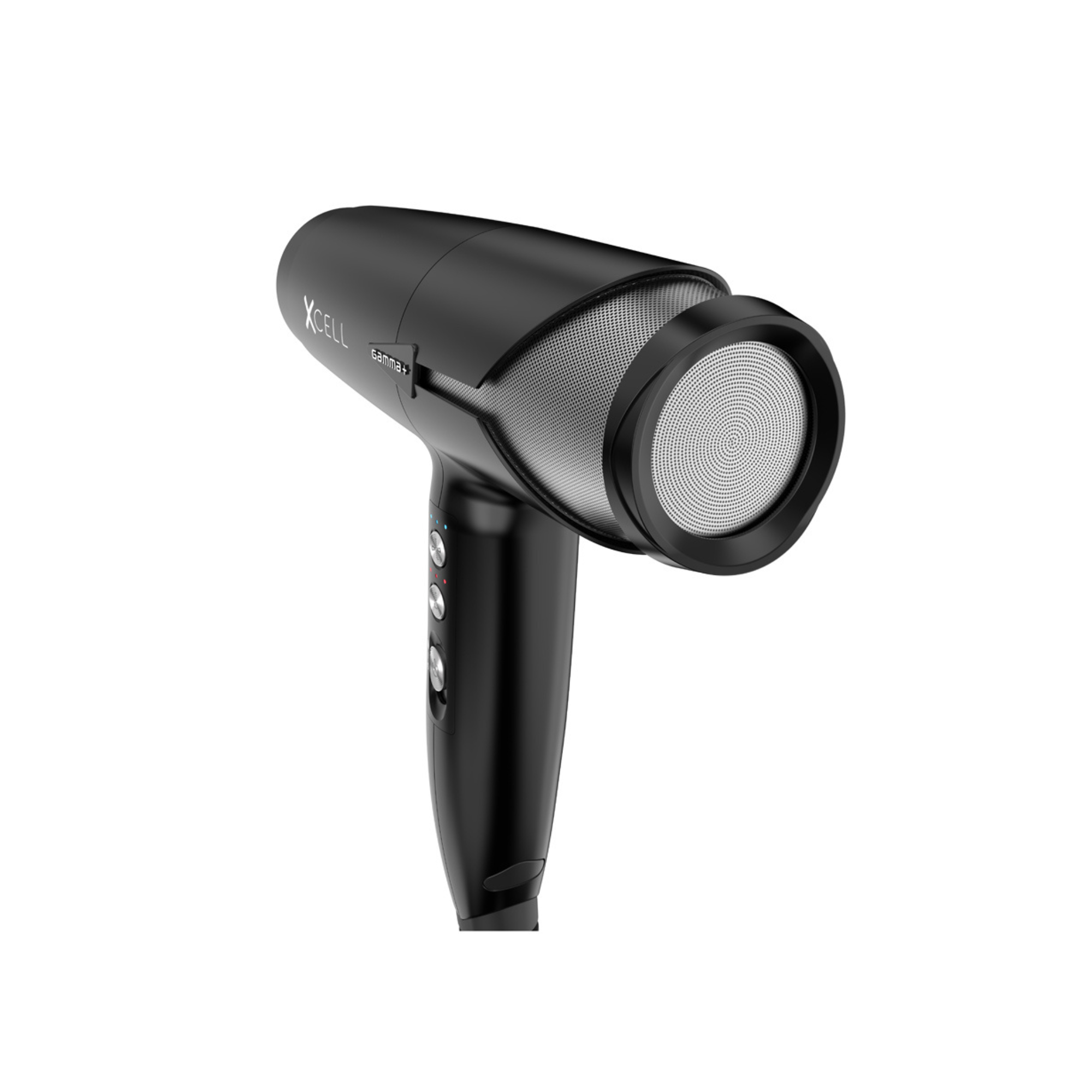 Gamma+ XCell Dryer Matte Black - BarberSupplies Canada