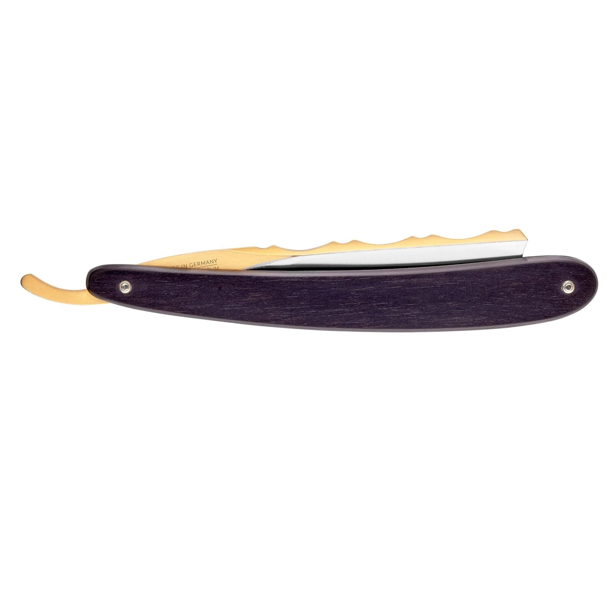 Dovo Straight Razor, Ebony,6/8 - BarberSupplies Canada