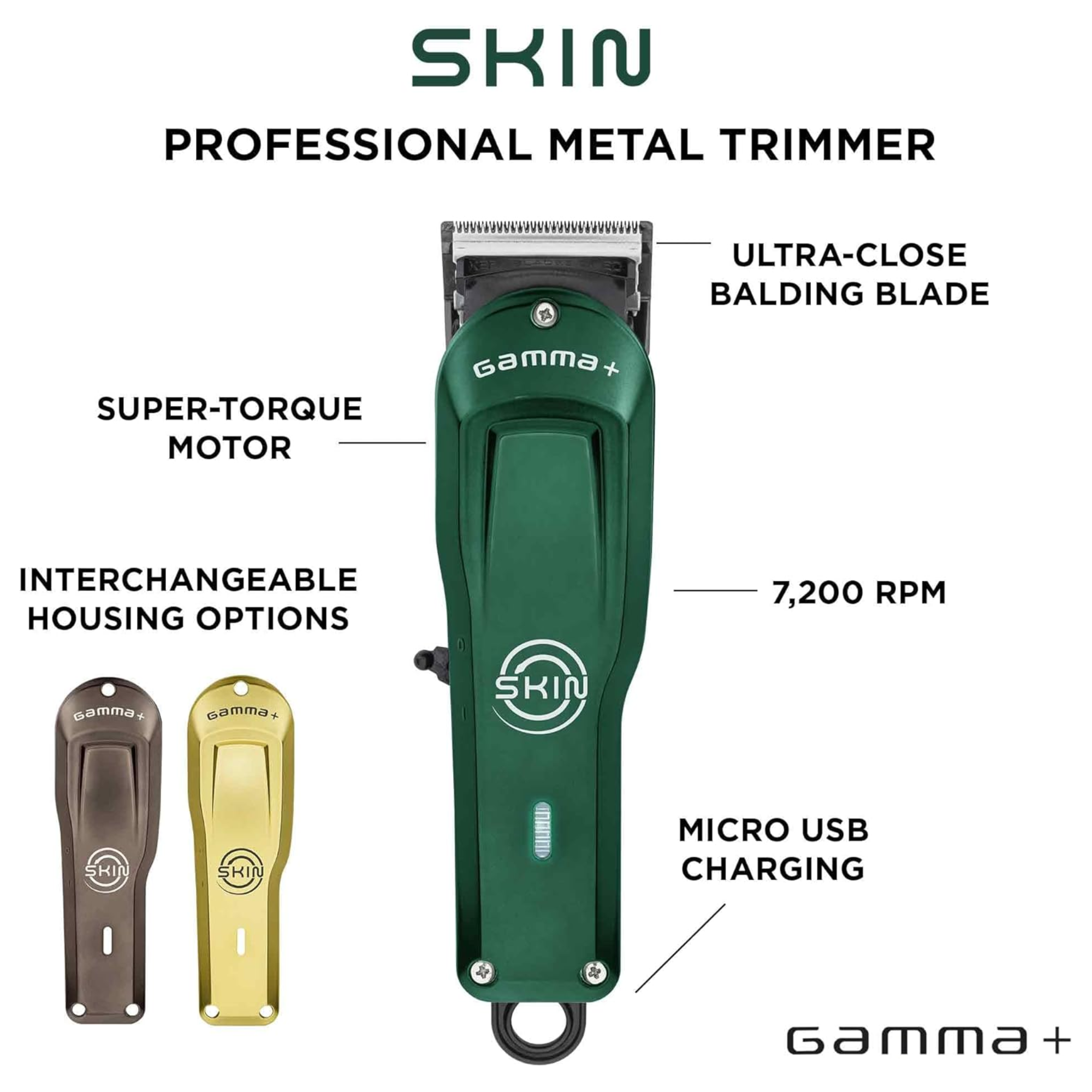 Gamma+ Skin Clipper - BarberSupplies Canada