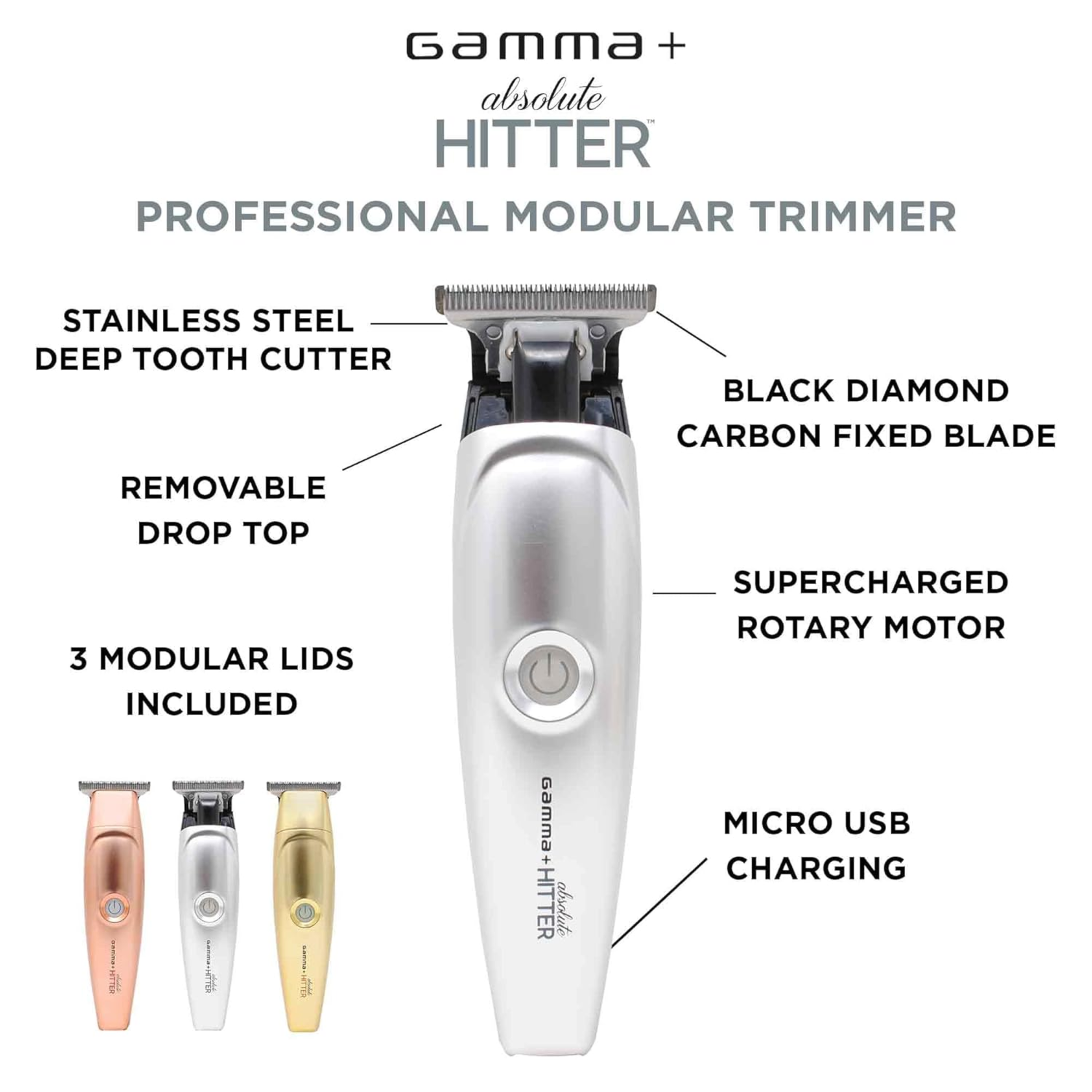 Gamma + Absolute Hitter Matte Edition - BarberSupplies Canada