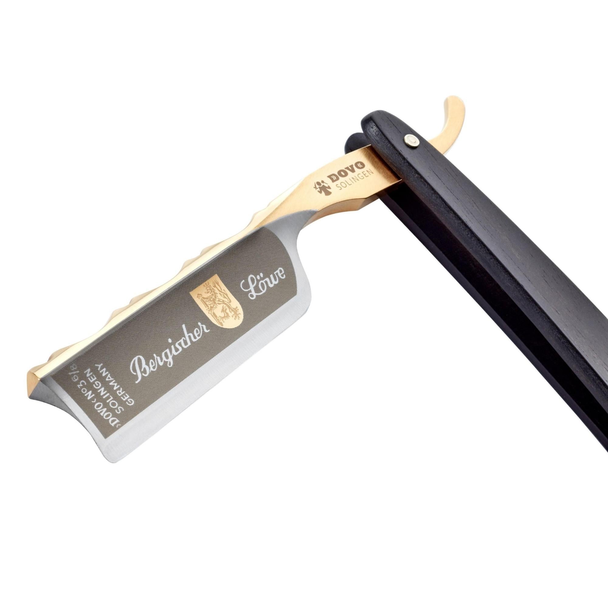 Dovo Straight Razor, Ebony,6/8 - BarberSupplies Canada