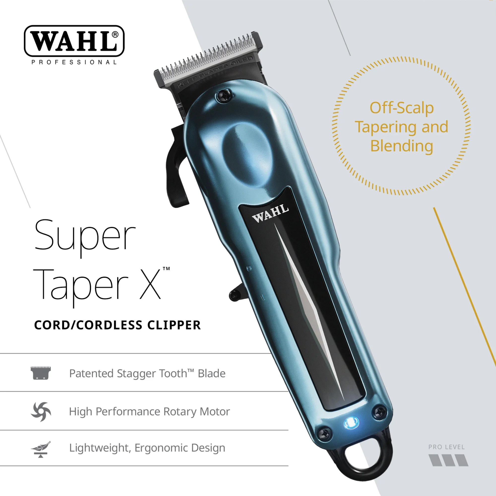 Wahl Super Taper X Cordless Clipper - BarberSupplies Canada