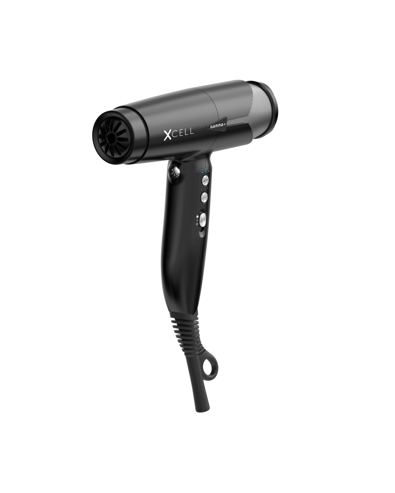 Gamma+ XCell Dryer Matte Black - BarberSupplies Canada