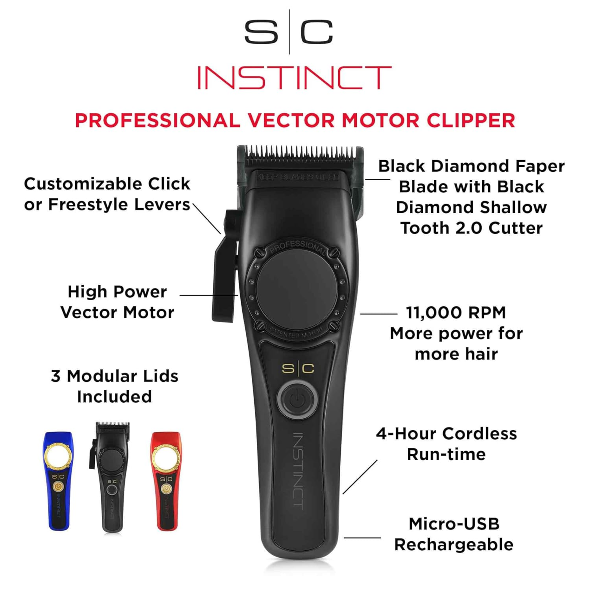 Stylecraft Instinct Clipper - BarberSupplies Canada