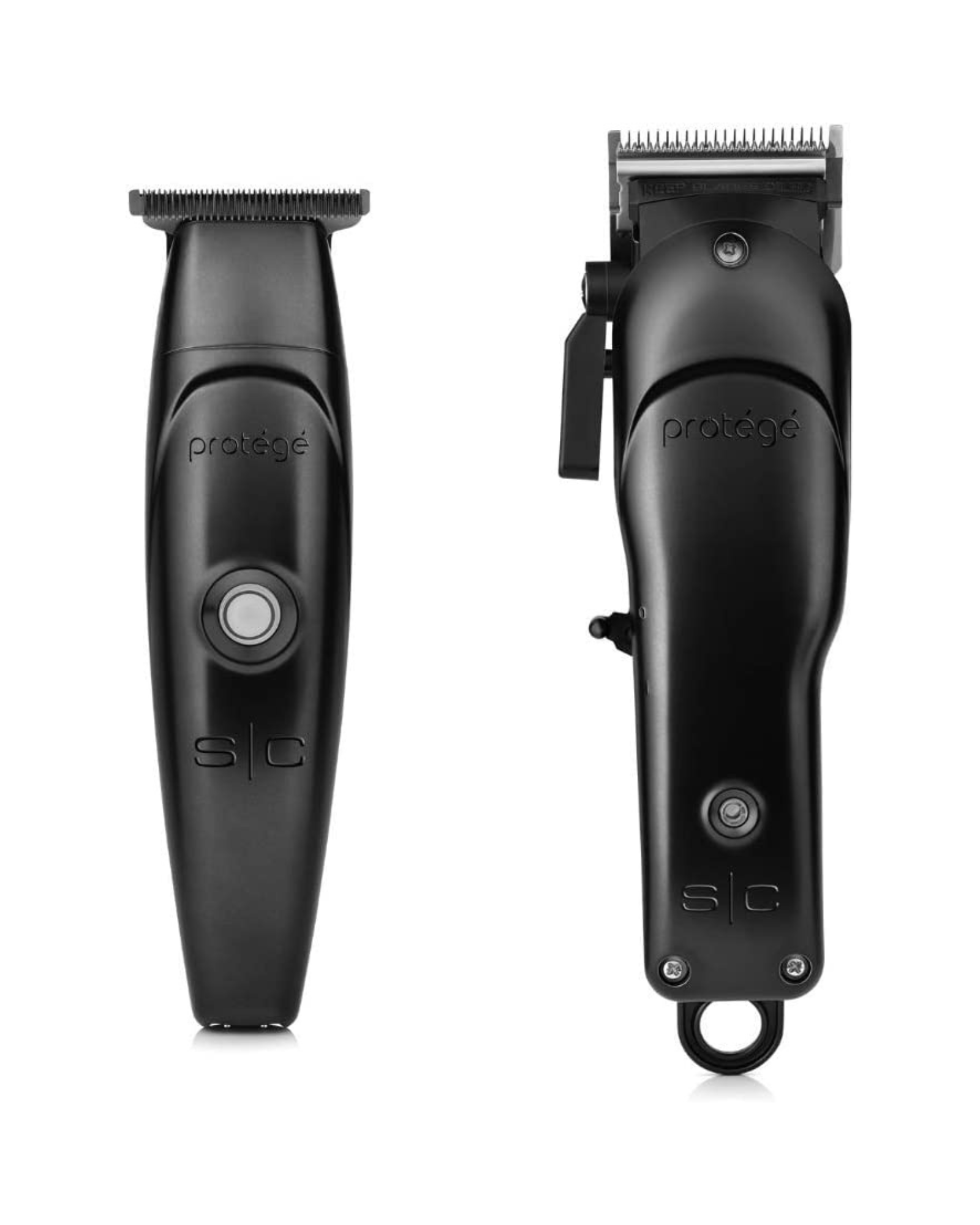 Stylecraft Trimmer/Clipper Protege Combo - Matte Metalic Black - BarberSupplies Canada