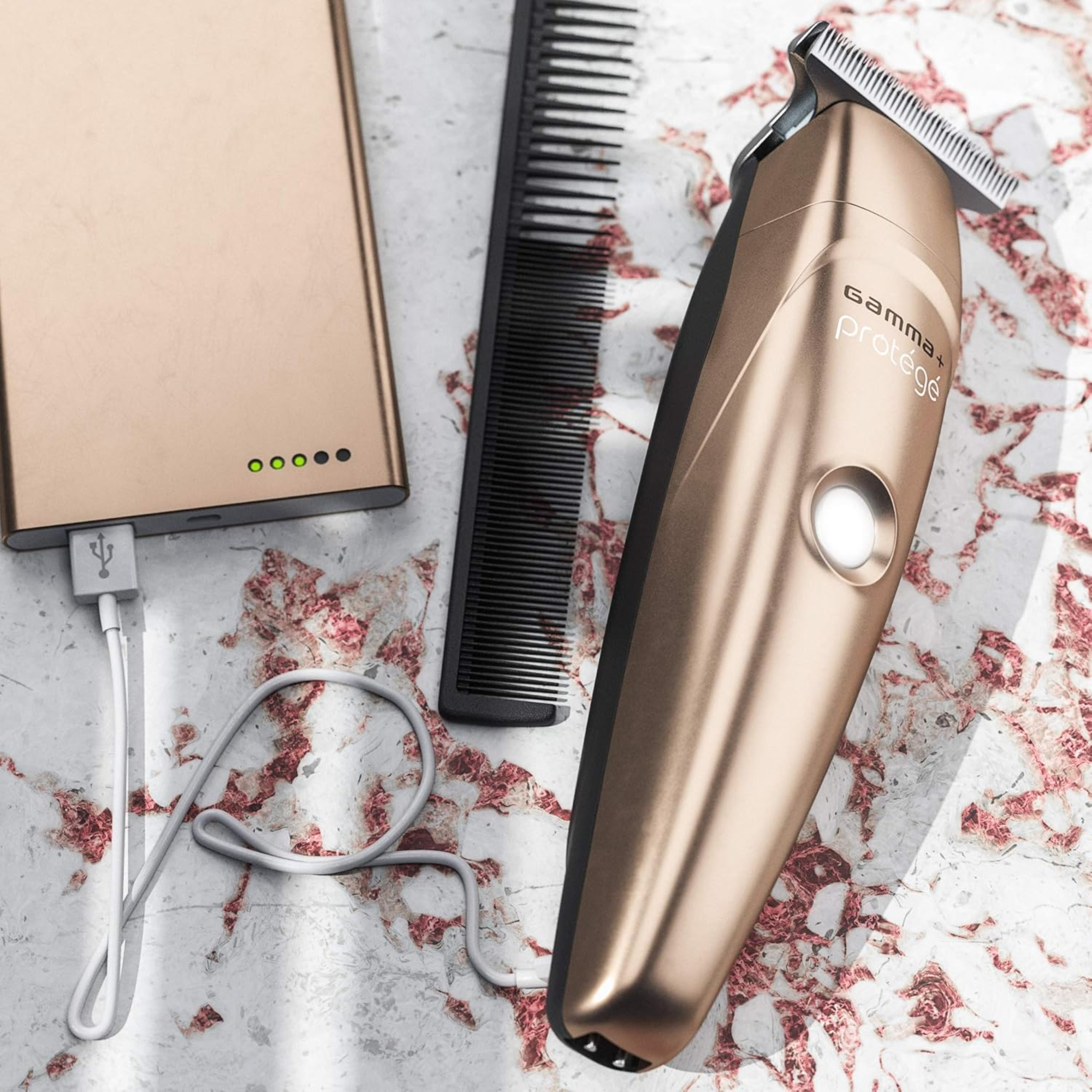 GAMMA+ PROTEGE (MATTE METALLIC GUNMETAL) Trimmer - BarberSupplies Canada