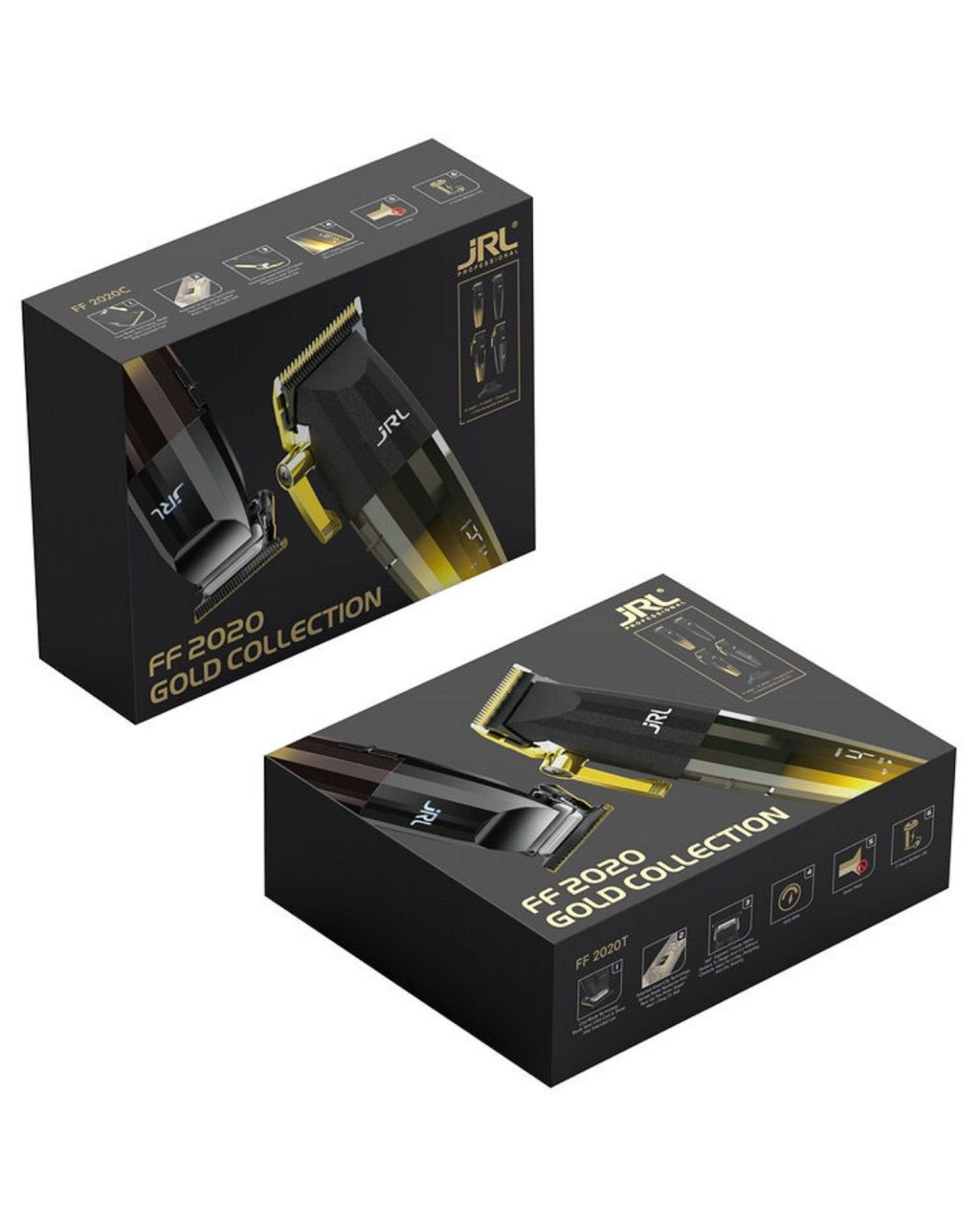 JRL FF2020 Limited Gold Collection Clipper & Trimmer Set - BarberSupplies Canada