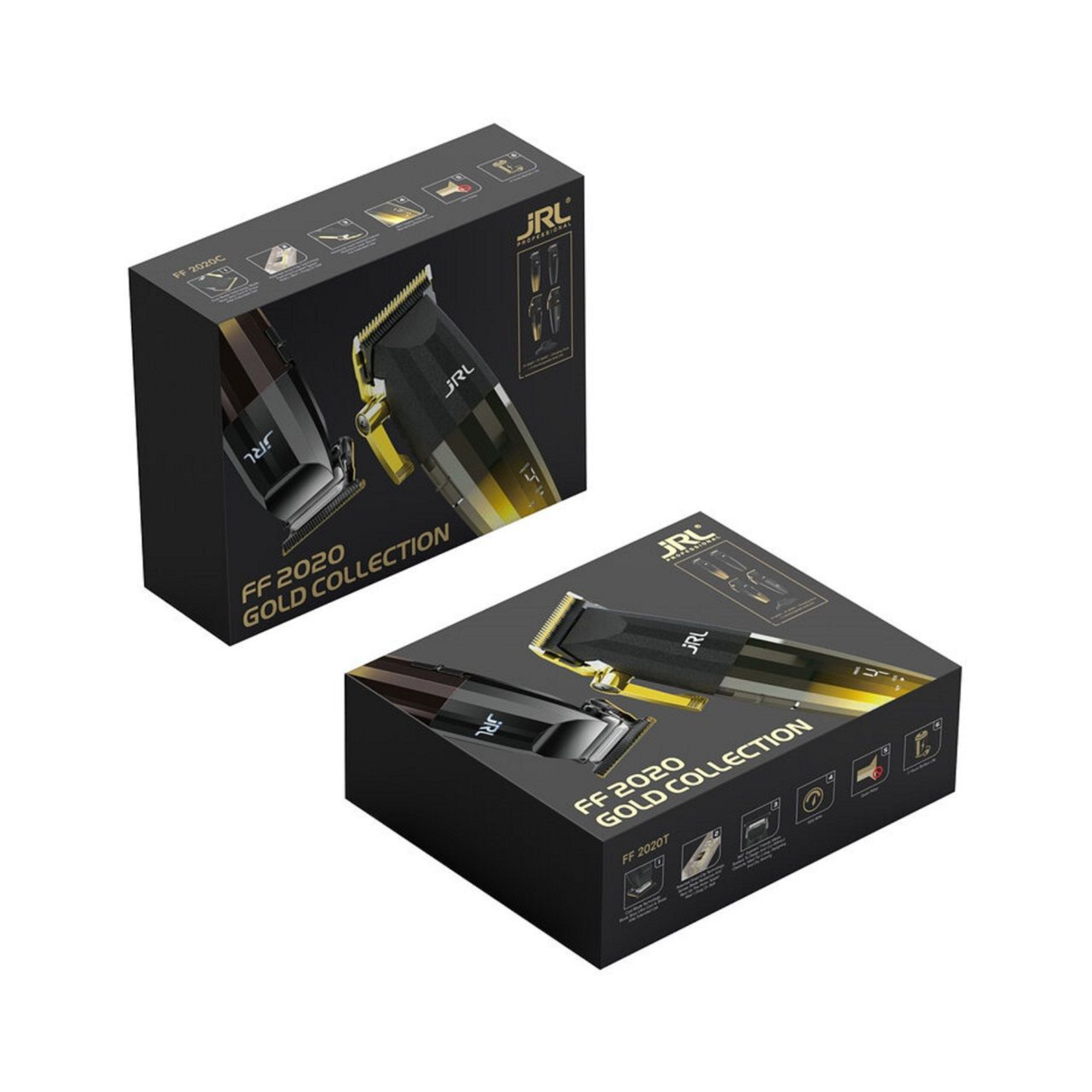 JRL FF2020 Limited Gold Collection Clipper & Trimmer Set - BarberSupplies Canada
