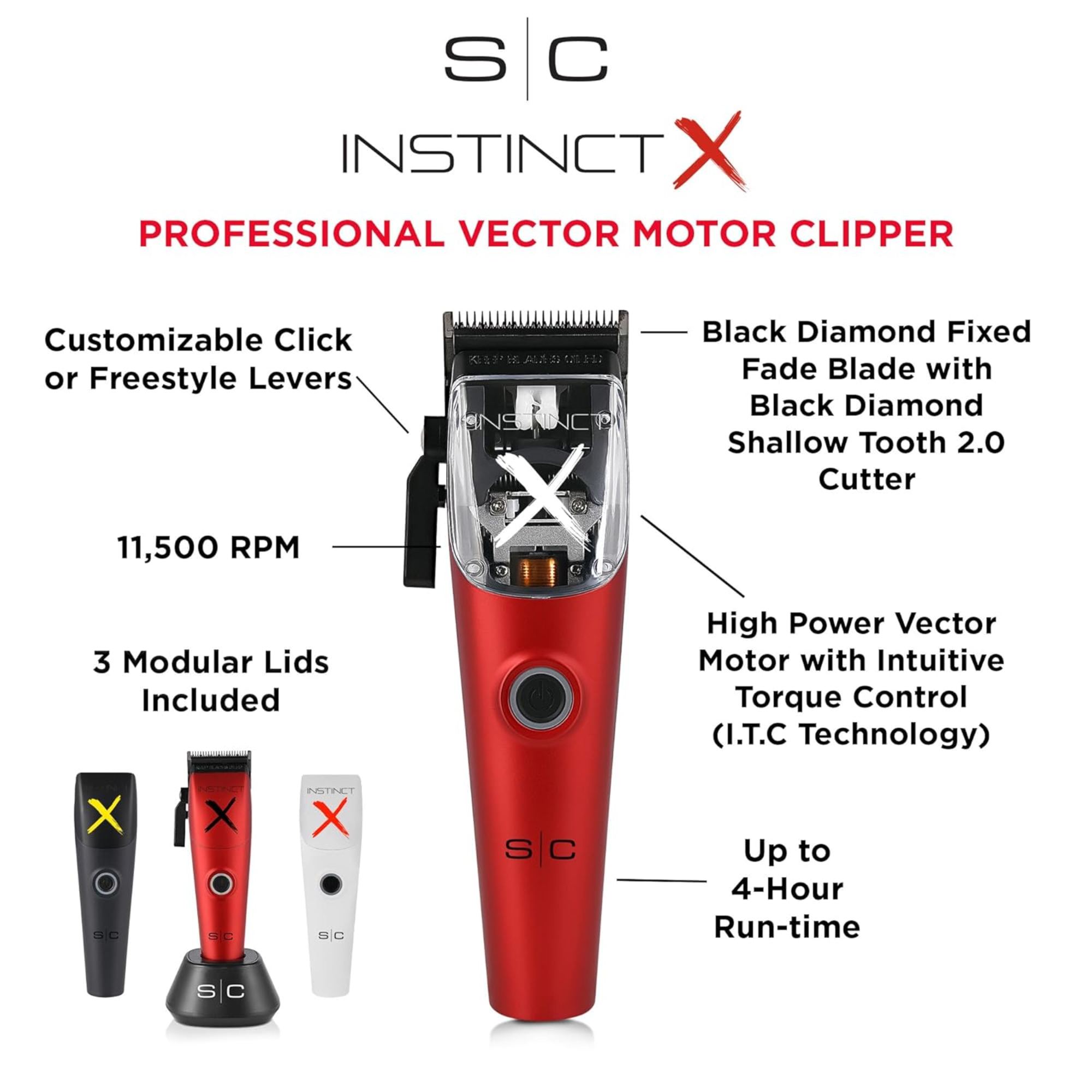StyleCraft Instinct-X Vector Clipper - BarberSupplies Canada