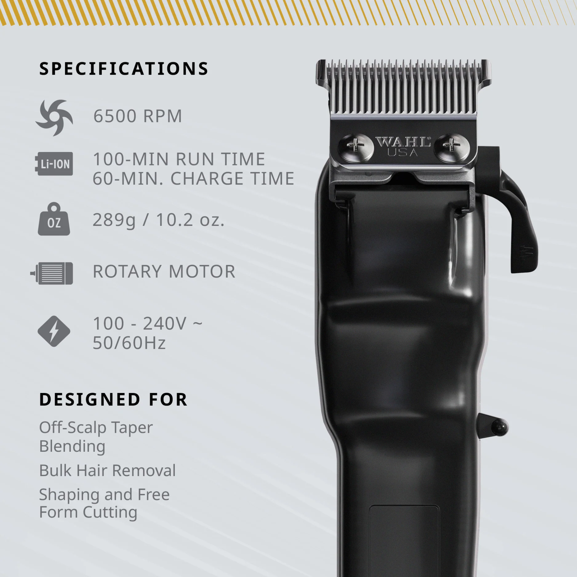 Wahl Super Taper X Cordless Clipper - BarberSupplies Canada