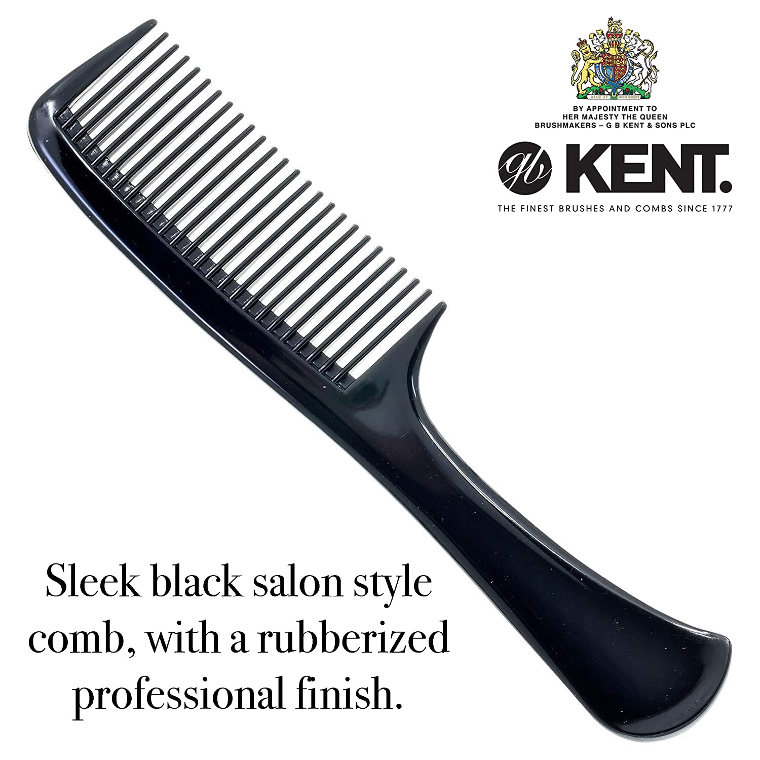 Kent Handled Rake Comb 220MM - BarberSupplies Canada