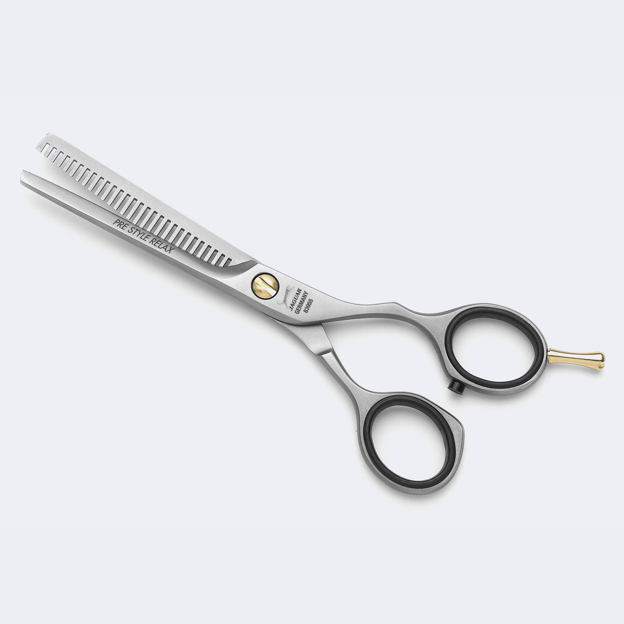 Jaguar German 5.5in Relax Thinning Barbershop & Salon Shears Stainless Steel Texturizing Scissors - BarberSupplies Canada