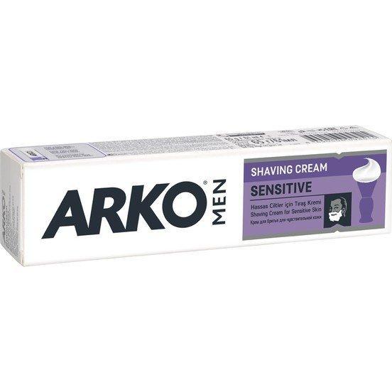 Arko Men Sensitive Shaving Cream 100gm - BarberSupplies Canada