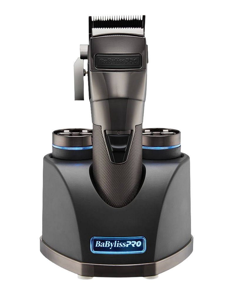 Babyliss SnapFX metal clipper with snap in/snap out dual lithium battery system. Includes DLC fade blade. - BarberSupplies Canada