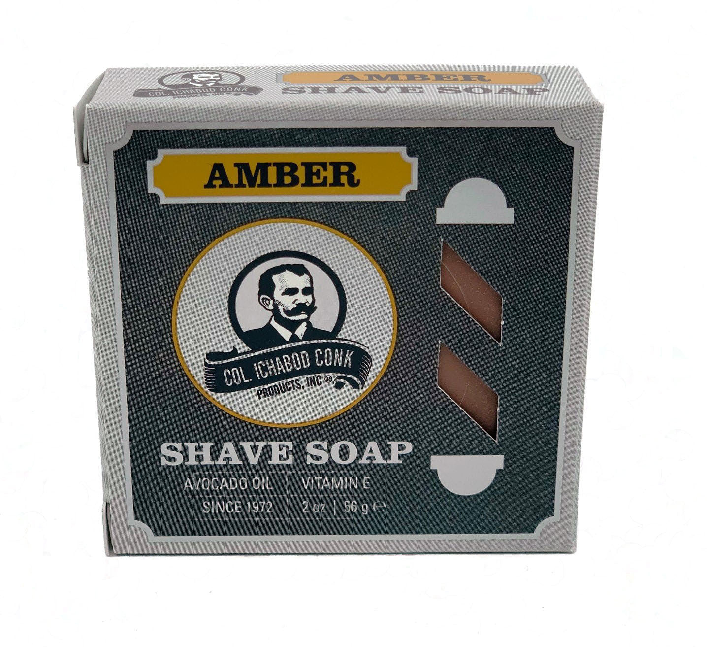 Colonel Conk Amber Shave Soap (2oz) - BarberSupplies Canada