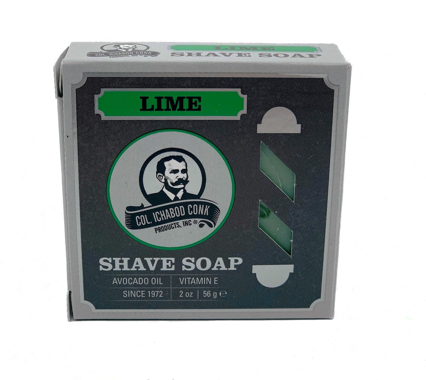 Colonel Conk Lime Shave Soap (2oz) - BarberSupplies Canada