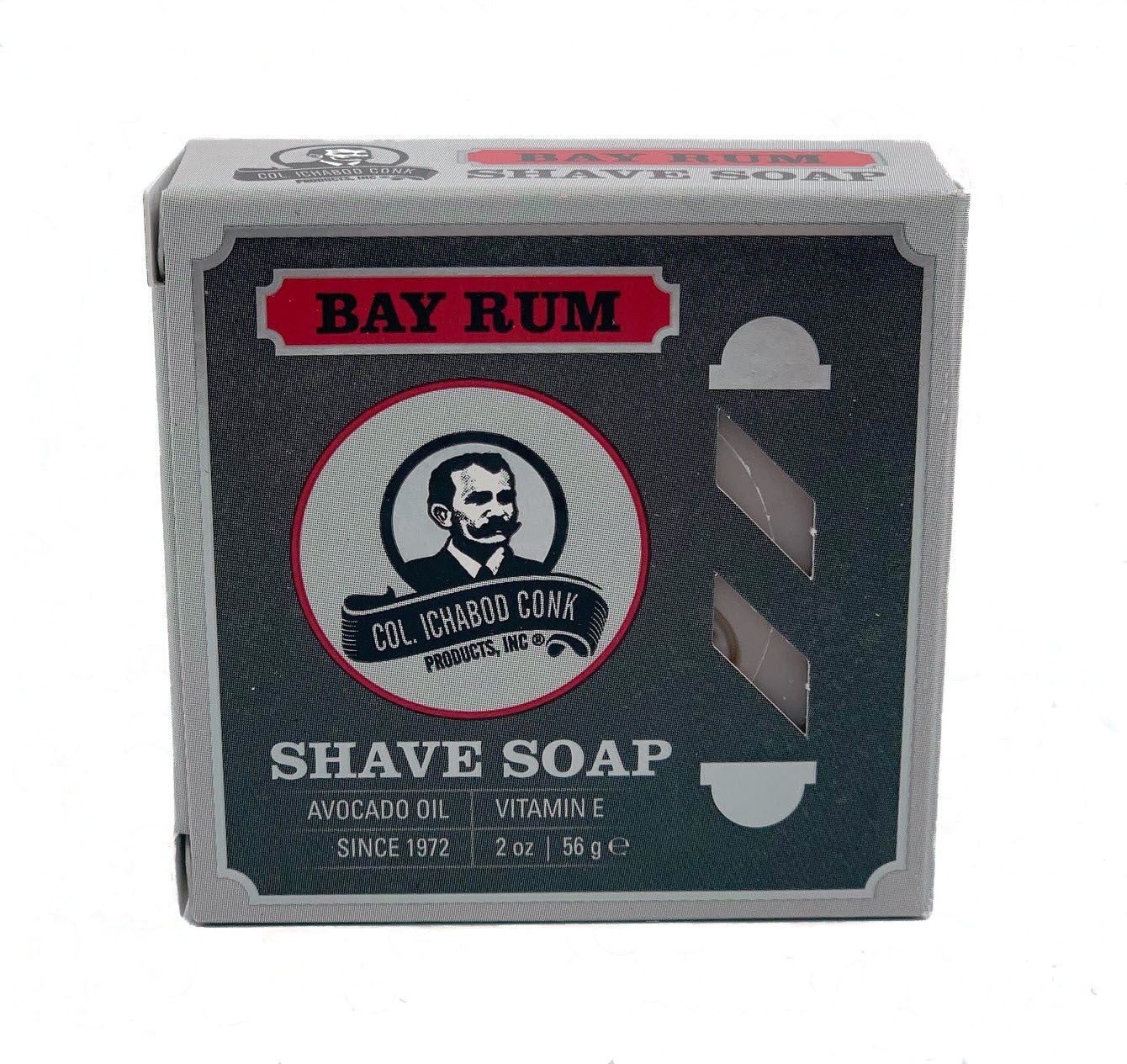 Colonel Conk Bay Rum Shave Soap (2oz) - BarberSupplies Canada