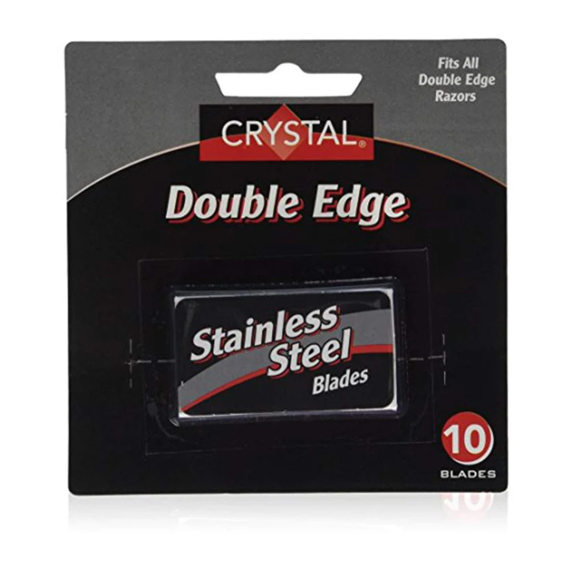 Crystal Double Edge Blades - 10 counts - BarberSupplies Canada