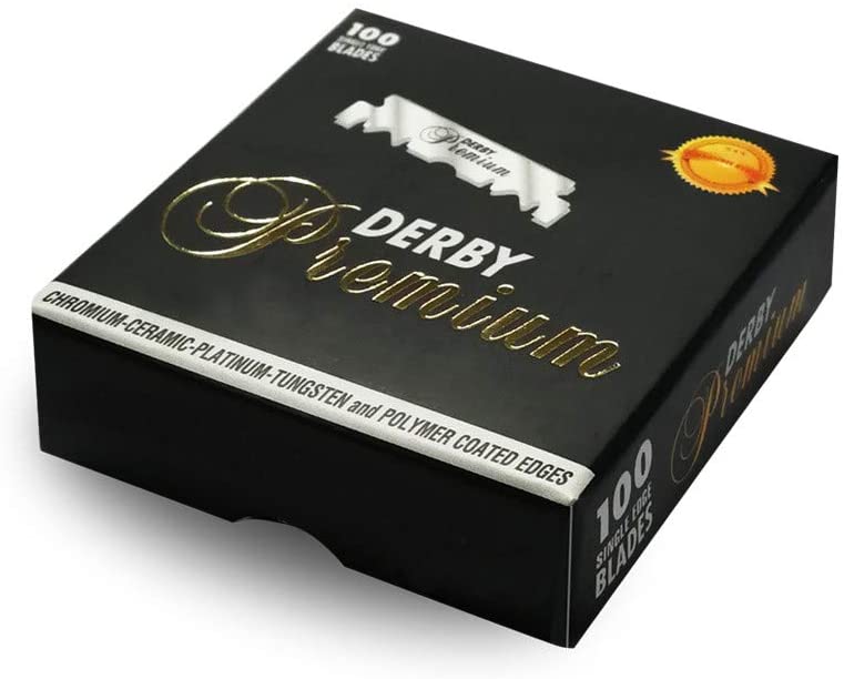 Derby Single Edge Premium Blades-100ct - BarberSupplies Canada