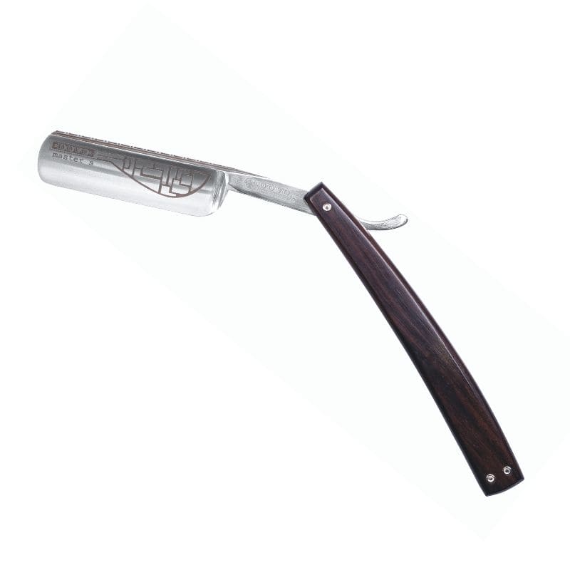 Dovo Master's Straight Razor, Ebony Wood Handle, 6/8 in. - BarberSupplies Canada