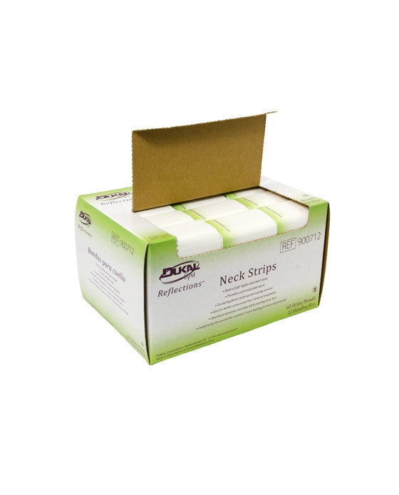 Sanek Equivalent (Dukal) Neck Strips - 60 Strips/Bundle, 12 Bundles Per Box - BarberSupplies Canada