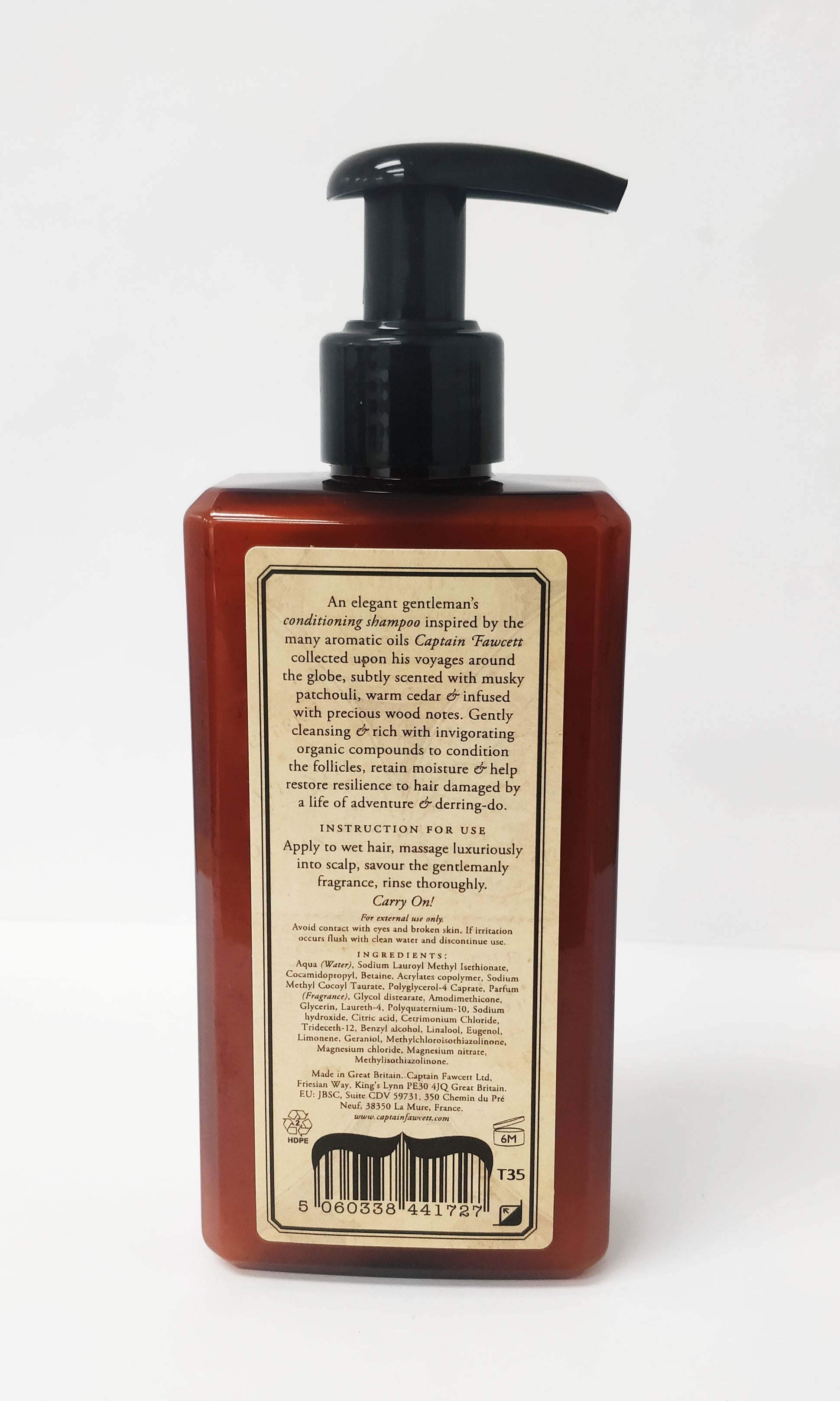 Captain Fawcett's Expedition Reserve Shampoo(250ml/8.45oz) - BarberSupplies Canada