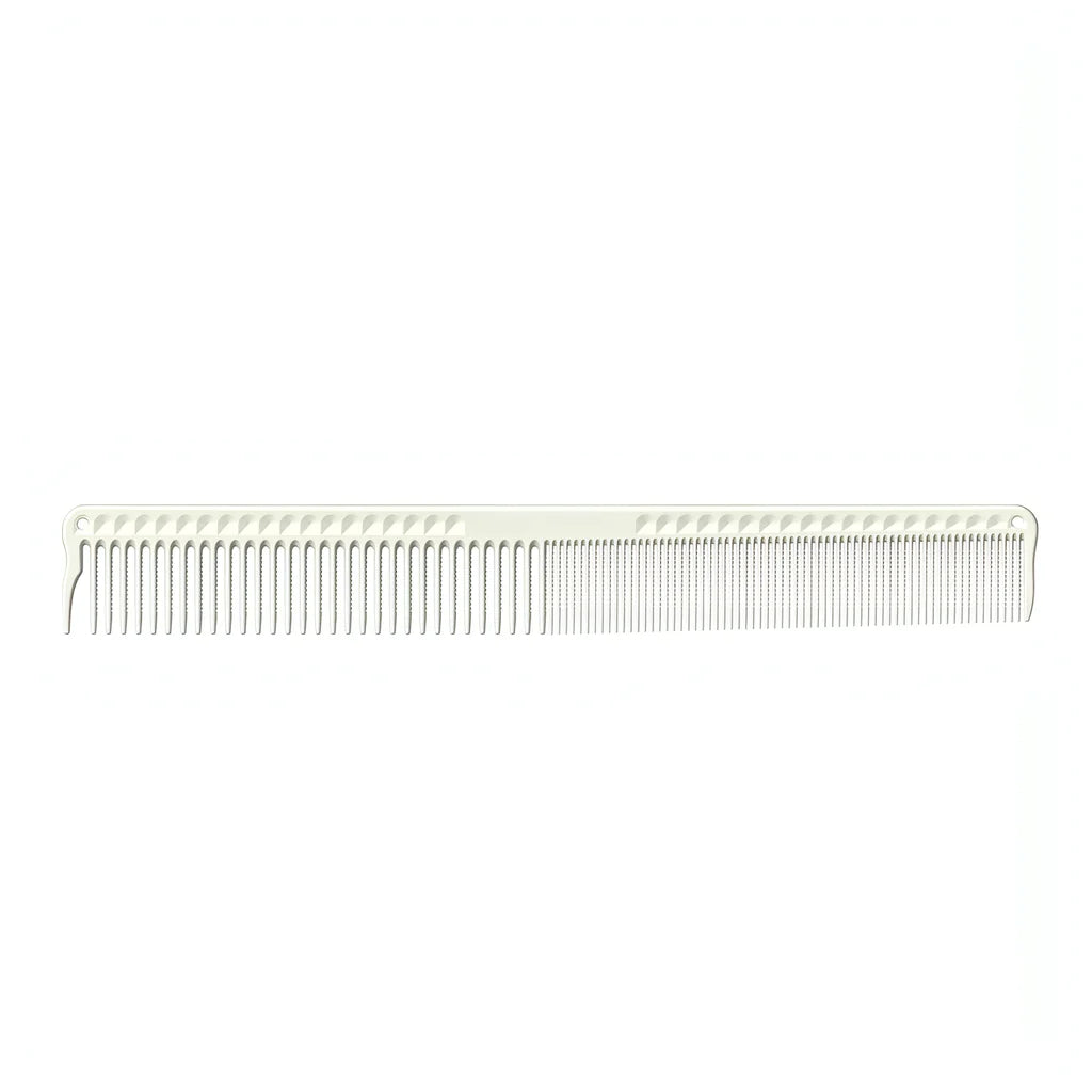 JRL Cutting Comb 7 in. (White) - BarberSupplies Canada