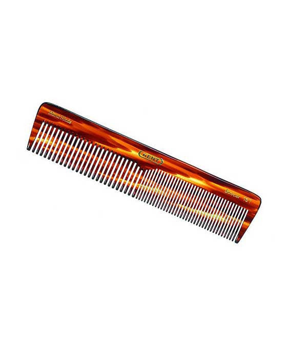 Kent K-16T Comb, Large Size Dressing Table Comb, Coarse/Fine (185mm/7.3in) - BarberSupplies Canada
