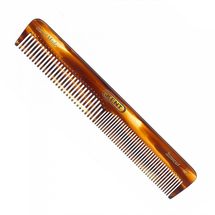 Kent K-5T Comb, Dressing Table Comb, Coarse/Fine (169mm/6.7in) - BarberSupplies Canada