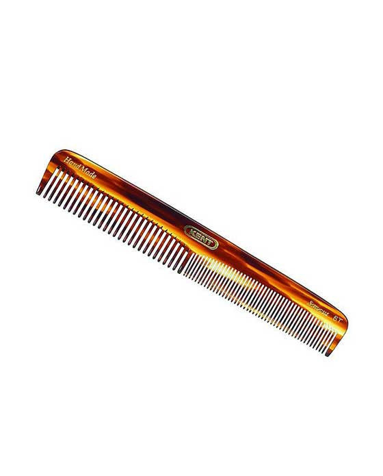 Kent K-6T Comb, Dressing Table Comb, Coarse/Fine (175mm/6.9in) - BarberSupplies Canada