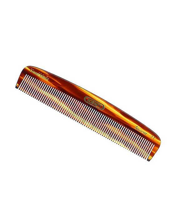 Kent K-7T Comb, Pocket Comb, Fine (136mm/5.4in) - BarberSupplies Canada