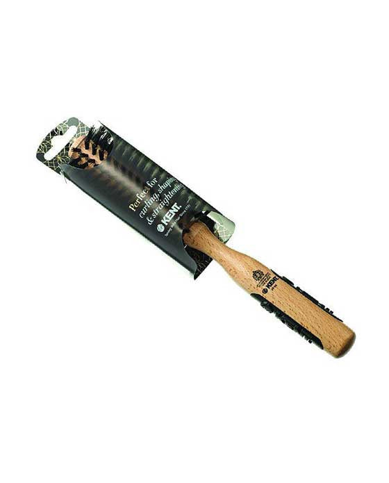 Kent Natural Shine Brush, Medium Radial, Pure Bristles - BarberSupplies Canada