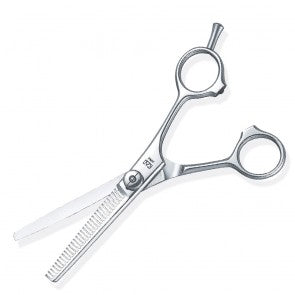 Kasho Japanese 6.0 in Green Series 30 Tooth Texturizing Shear Straight Premium Stainless Thinning Barbershop & Salon Thinner Scissors - BarberSupplies Canada
