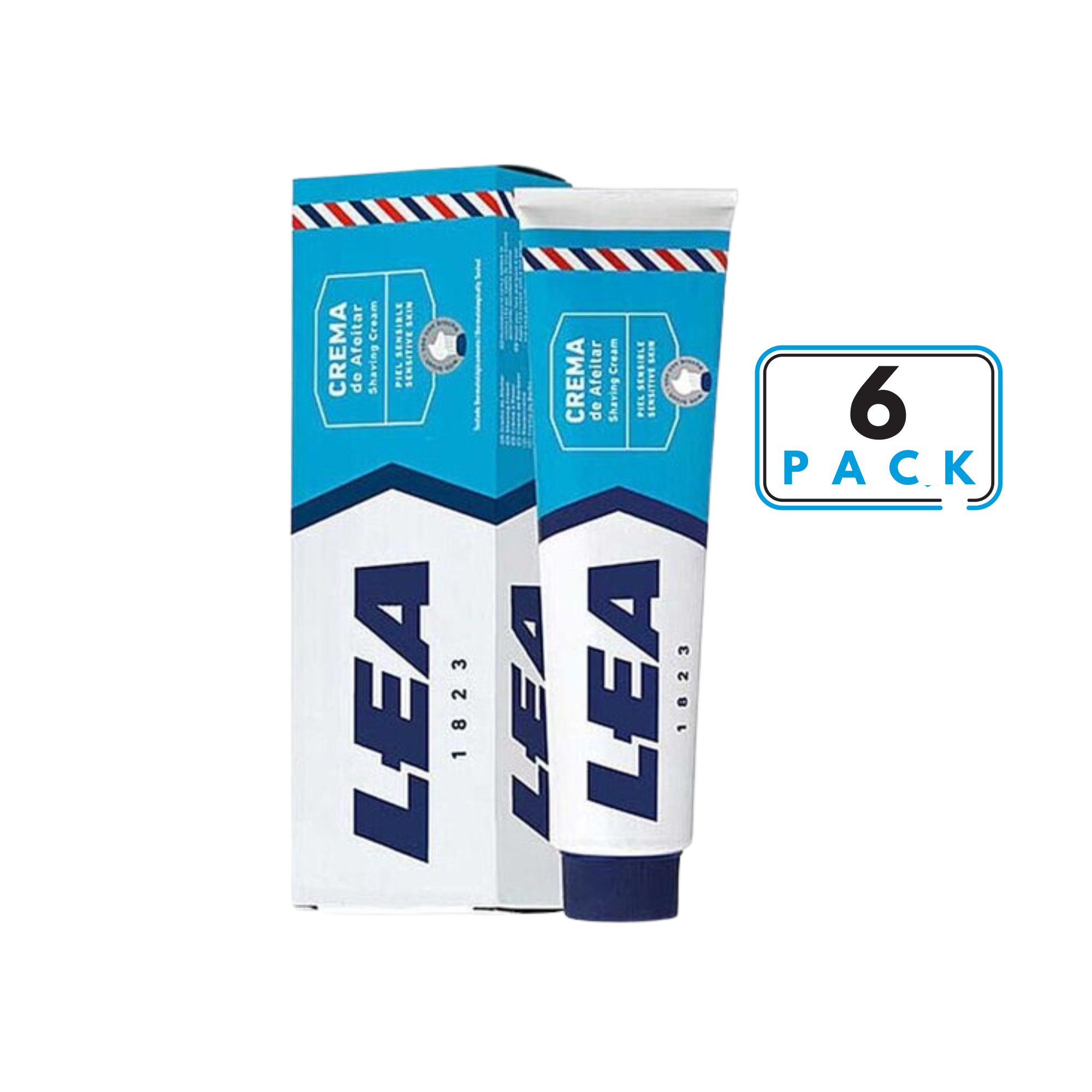 Lea Lather Shaving Cream (150 gm) Pack of 6 - BarberSupplies Canada