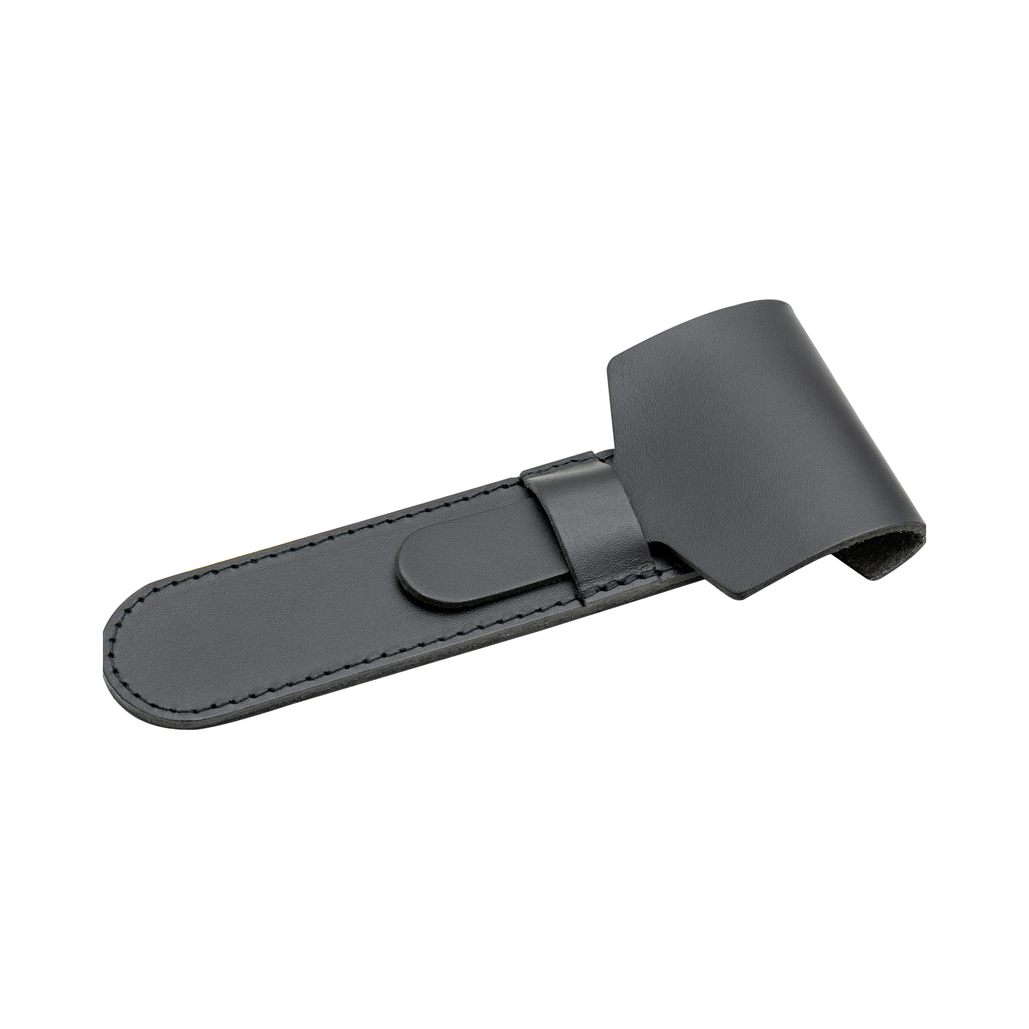 MERKUR 5002 Empty Leather Sleeve in Black - BarberSupplies Canada