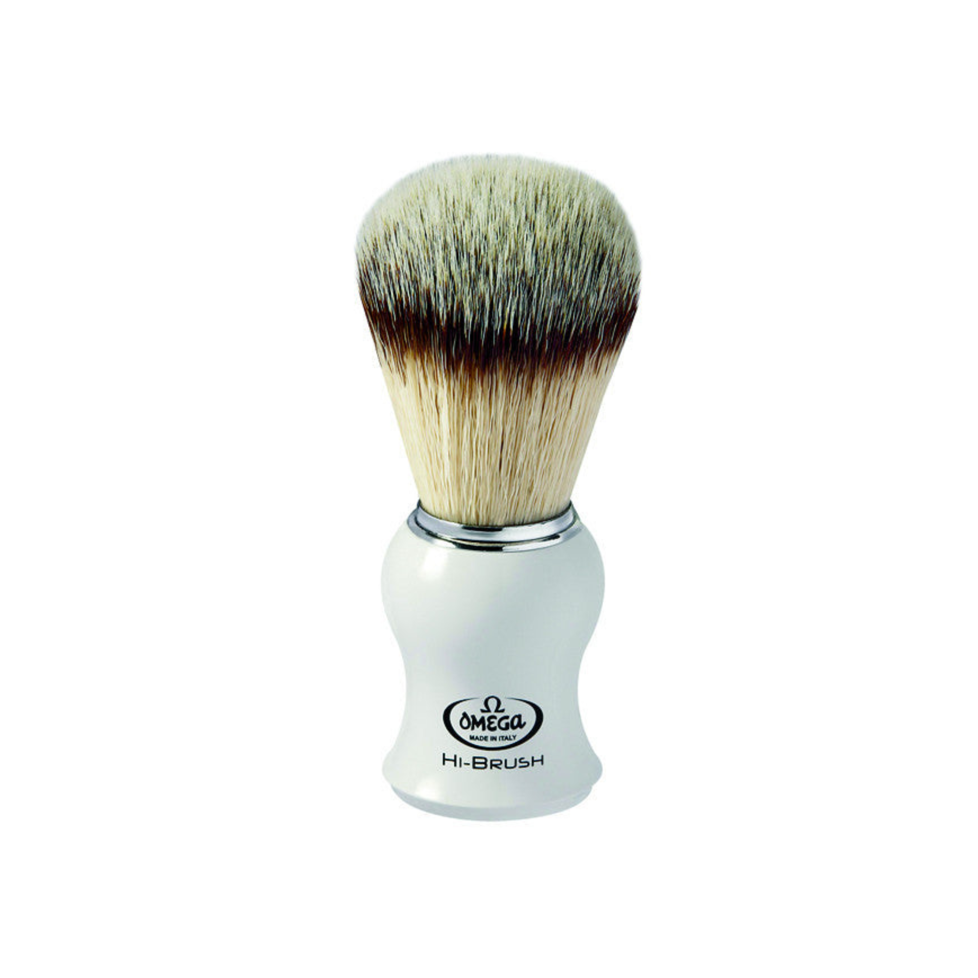 Omega Premium Synthetic Fiber Hair Plastic Handle - BarberSupplies Canada