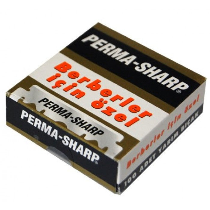 Perma-Sharp Single Edge Razor Blade 100pcs - BarberSupplies Canada