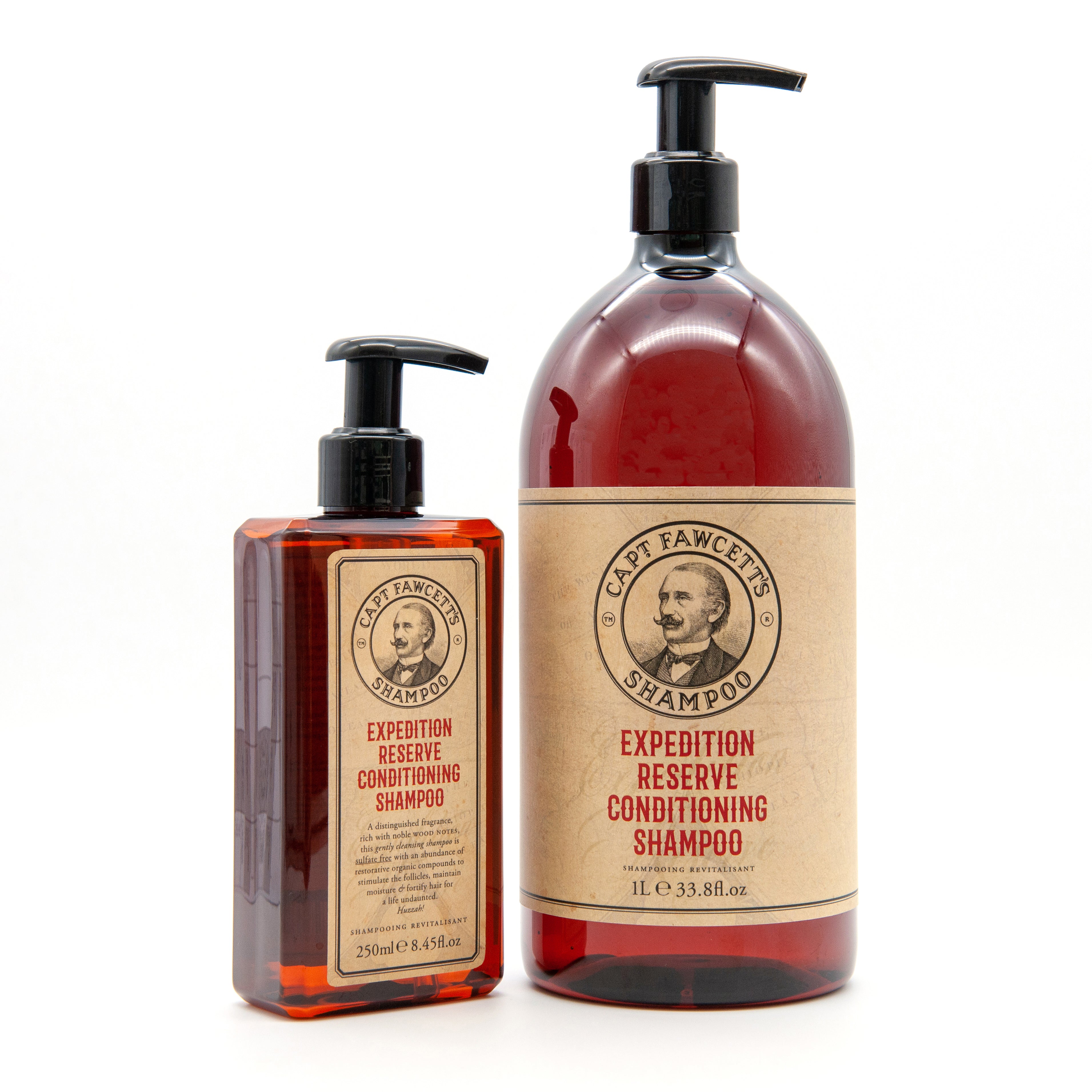 Captain Fawcett's Expedition Reserve Shampoo(1L/33.8oz) - BarberSupplies Canada