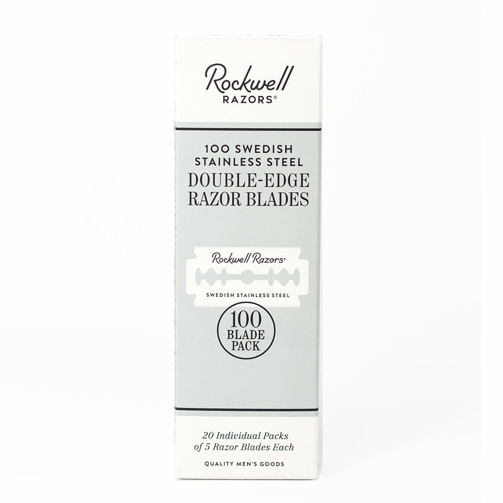 Rockwell Razors Double-Edge Razor Blades - 100-Pack - BarberSupplies Canada