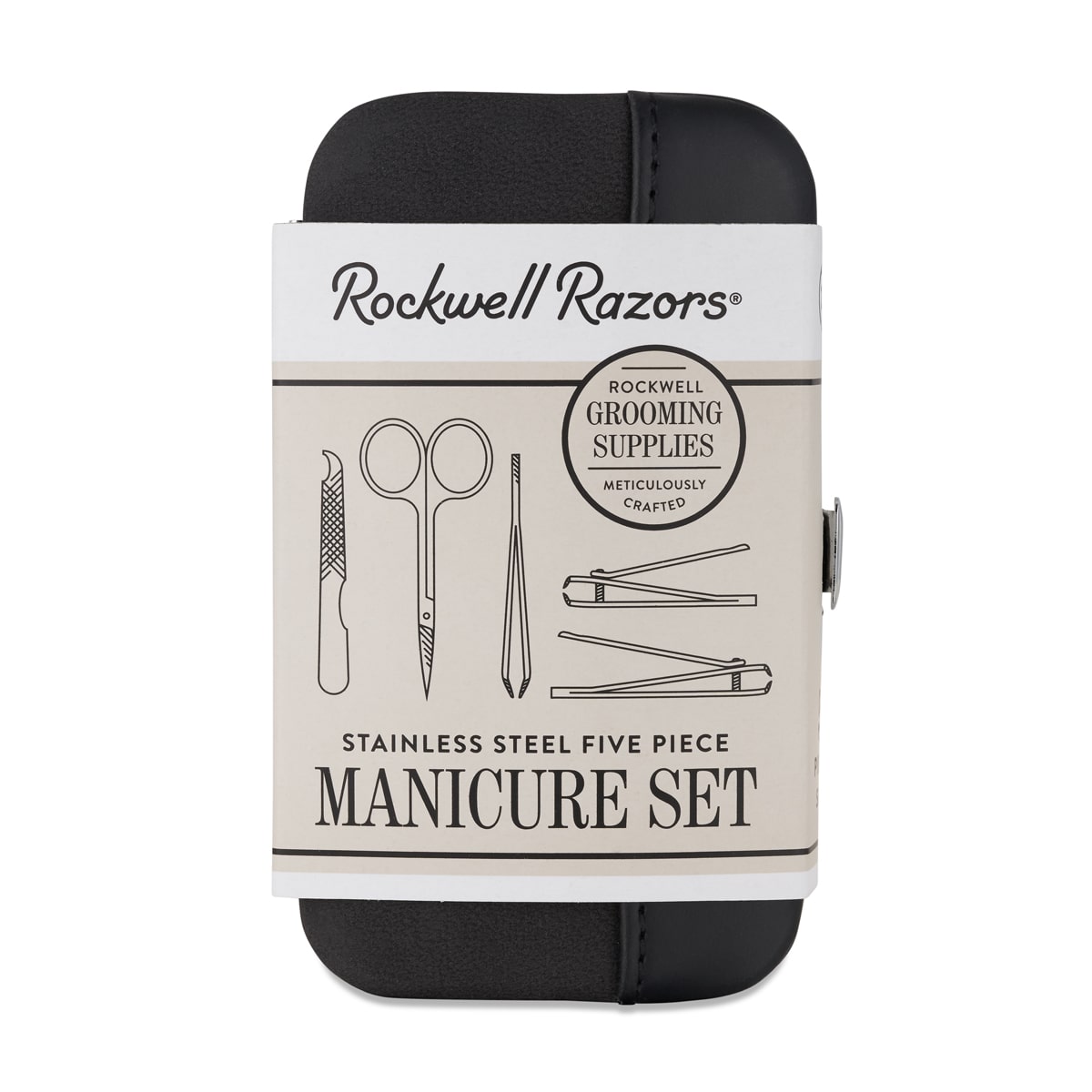 Rockwell Razors Stainless Steel Manicure Set (5 piece) - BarberSupplies Canada